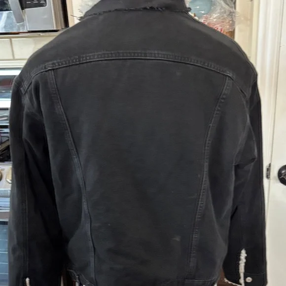 Levi's Men's Dark Denim Jacket - Picture 3 of 9